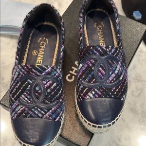 Sale ****Chanel Multicolor Espadrilles 38 authentic.